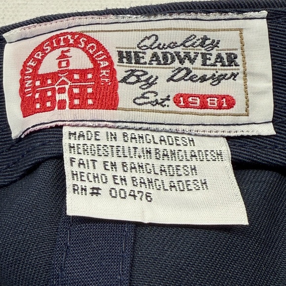 Navy U.S. Naval Academy Baseball Hat Cotton Adjustable OS - Picture 7 of 7